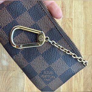 Louis Vuitton Damier Ebène Key Pouch / Cles